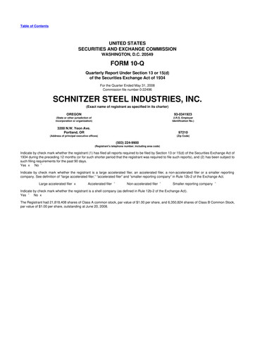Thumbnail Radius Recycling 10-Q Quarterly Report FY 