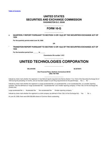 Thumbnail RTX 10-Q Quarterly Report FY 