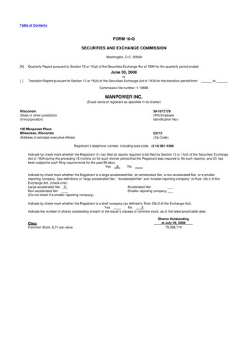 Thumbnail ManpowerGroup 10-Q Quarterly Report FY 