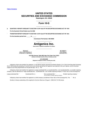 Thumbnail Agenus
 10-Q Quarterly Report FY 