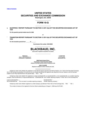 Thumbnail Blackbaud 10-Q Quarterly Report FY 