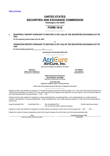 Thumbnail AtriCure 10-Q Quarterly Report FY 