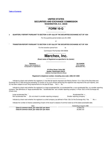 Vorschaubild Marchex 10-Q Quartalsbericht  