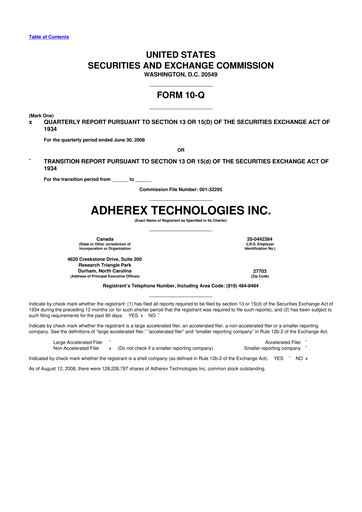 Miniature Fennec Pharmaceuticals 10-Q Rapport trimestriel  
