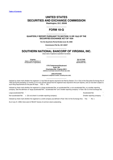 Vorschaubild Primis Financial 10-Q Quartalsbericht  