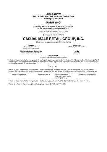 Vorschaubild Destination XL 10-Q Quartalsbericht  