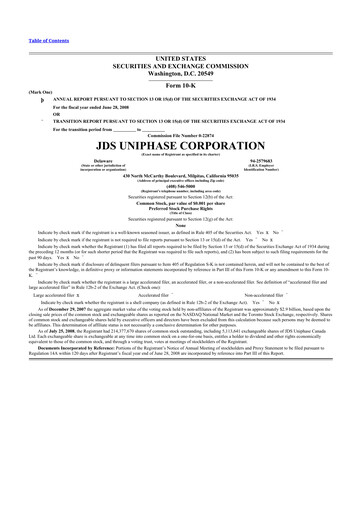 Thumbnail VIAVI Solutions
 10-K Annual Report 