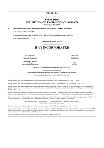 Thumbnail Coherent Corp. 10-K Annual Report 