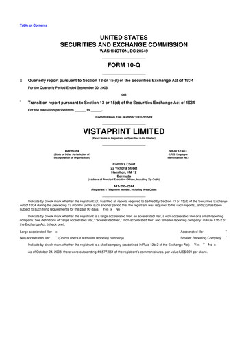 Thumbnail Cimpress 10-Q Quarterly Report FY 