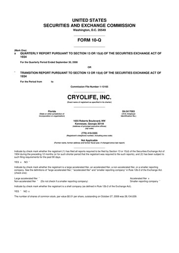 Thumbnail Artivion 10-Q Quarterly Report FY 