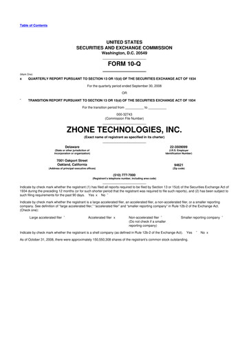 Miniature DZS Inc 10-Q Rapport trimestriel  