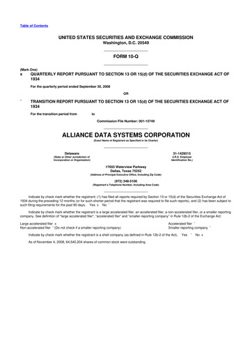 Thumbnail Bread Financial 10-Q Quarterly Report FY 