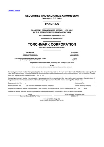 Thumbnail Globe Life
 10-Q Quarterly Report FY 