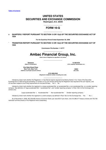 Thumbnail Octave Specialty Group 10-Q Quarterly Report FY 
