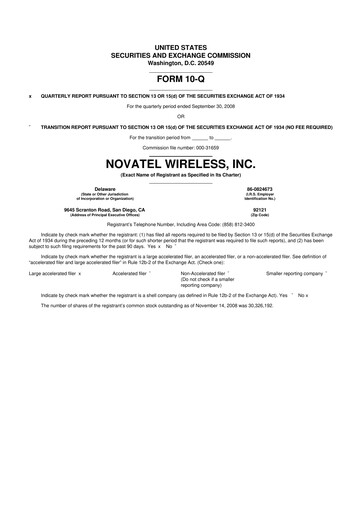 Vorschaubild Inseego 10-Q Quartalsbericht  