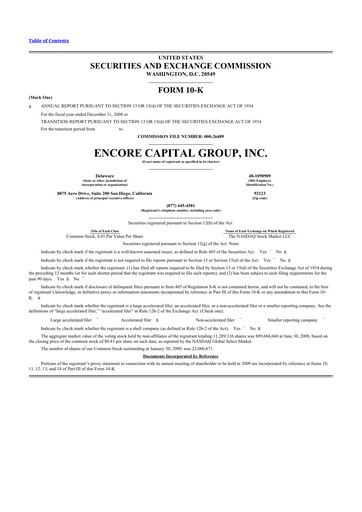 Thumbnail Encore Capital Group 10-K Annual Report 