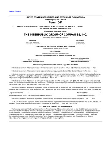 Thumbnail The Interpublic Group of Companies 10-K Annual Report 