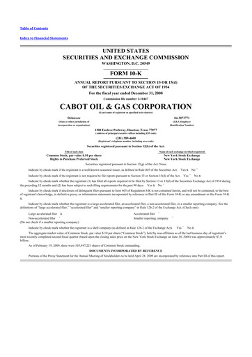 Thumbnail Coterra Energy 10-K Annual Report 