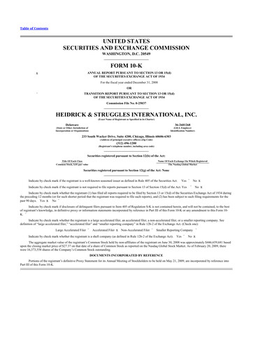 Thumbnail Heidrick & Struggles

 10-K Annual Report 