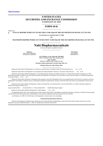 Thumbnail Vaxart 10-K Annual Report 