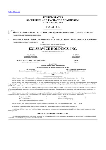 Thumbnail EXL Service
 10-K Annual Report 