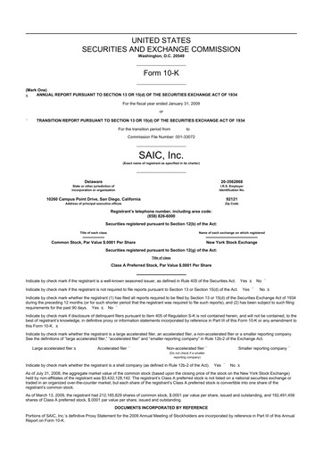 Thumbnail Leidos 10-K Annual Report 