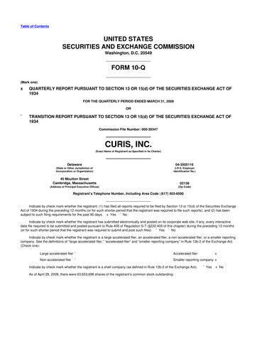 Thumbnail Curis 10-Q Quarterly Report FY 