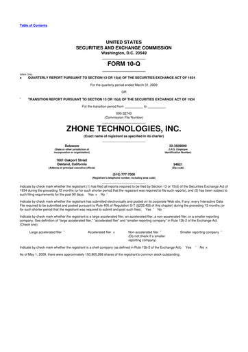 Miniature DZS Inc 10-Q Rapport trimestriel  