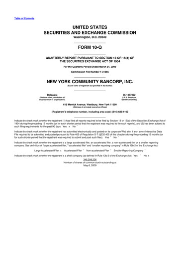 Thumbnail Flagstar Bank 10-Q Quarterly Report FY 