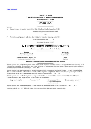 Thumbnail Onto Innovation 10-Q Quarterly Report FY 