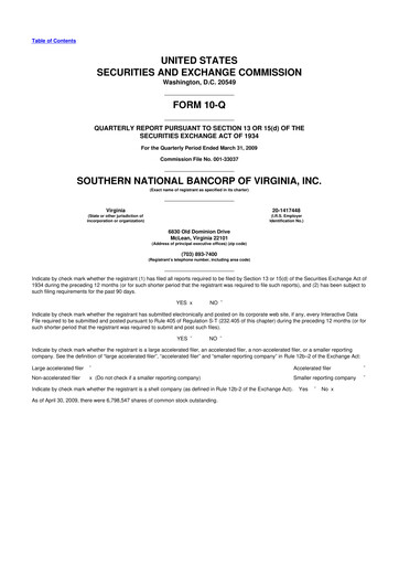 Vorschaubild Primis Financial 10-Q Quartalsbericht  