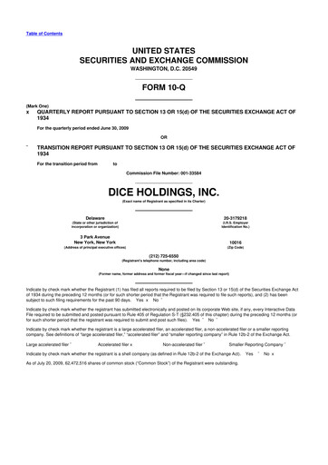 Thumbnail DHI Group 10-Q Quarterly Report FY 