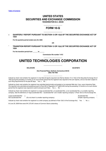 Thumbnail RTX 10-Q Quarterly Report FY 