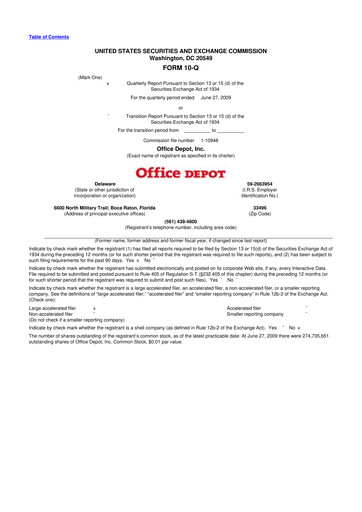 Thumbnail The ODP Corporation
 10-Q Quarterly Report FY 