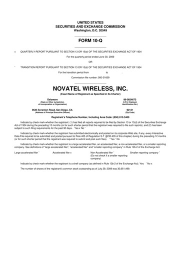 Vorschaubild Inseego 10-Q Quartalsbericht  