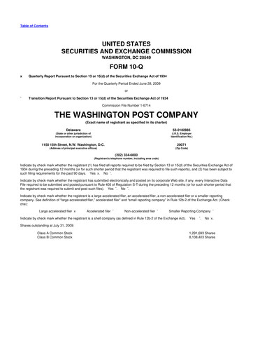 Thumbnail Graham Holdings 10-Q Quarterly Report FY 