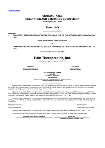 Thumbnail Cassava Sciences
 10-Q Quarterly Report FY 