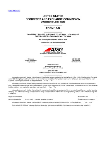 Thumbnail Air Transport Services Group 10-Q Quarterly Report FY 