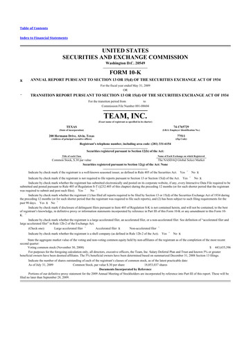 Thumbnail Team Inc 10-K Annual Report 