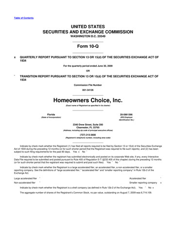 Thumbnail HCI Group
 10-Q Quarterly Report FY 