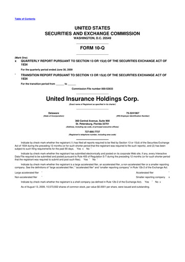 Vorschaubild American Coastal Insurance Corporation 10-Q Quartalsbericht  