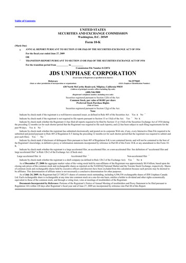 Thumbnail VIAVI Solutions
 10-K Annual Report 