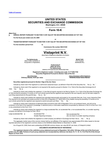 Thumbnail Cimpress 10-K Annual Report 