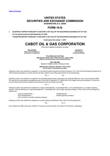 Vorschaubild Coterra Energy 10-Q Quartalsbericht  