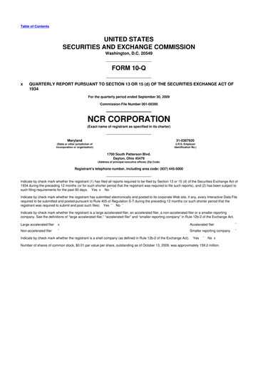 Vorschaubild NCR Voyix Corporation 10-Q Quartalsbericht  