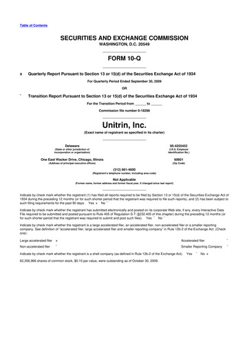 Vorschaubild Kemper 10-Q Quartalsbericht  