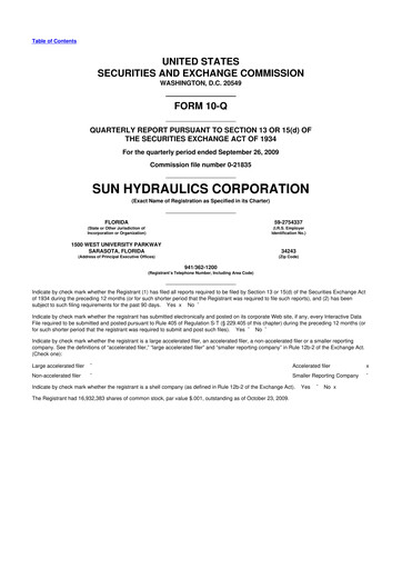 Thumbnail Helios Technologies 10-Q Quarterly Report FY 