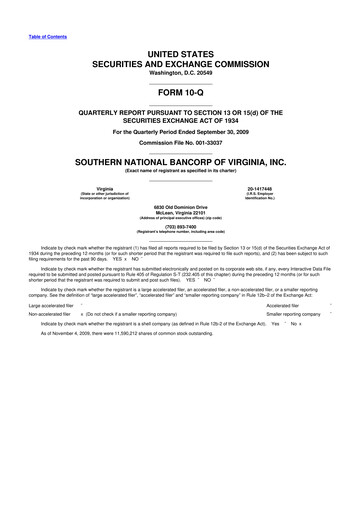 Vorschaubild Primis Financial 10-Q Quartalsbericht  