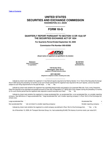 Thumbnail Air Transport Services Group 10-Q Quarterly Report FY 