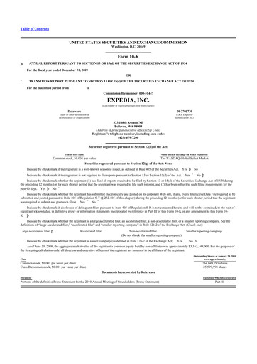 Thumbnail Expedia Group 10-K Annual Report 